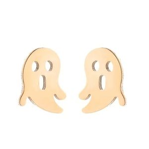 🌟2/$20🌟 Spooky Szn Stud Earrings - Rose Gold Ghosts (Brand New!)